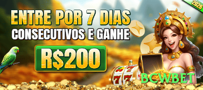 Descubra bônus exclusivos no bcwbet jogo: ofertas imperdíveis - bcwbet ⚠️💵 Sistemas de recuperação de perdas não funcionam a longo prazo; o mais seguro é apostar valores compatíveis com seu orçamento. 🎰